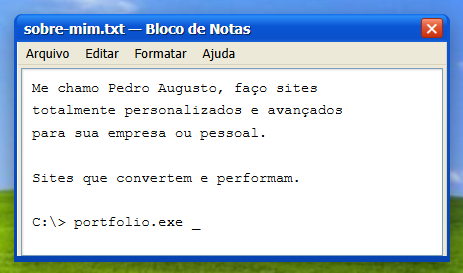 Windows XP foto 1 (pequena, cima esquerda)